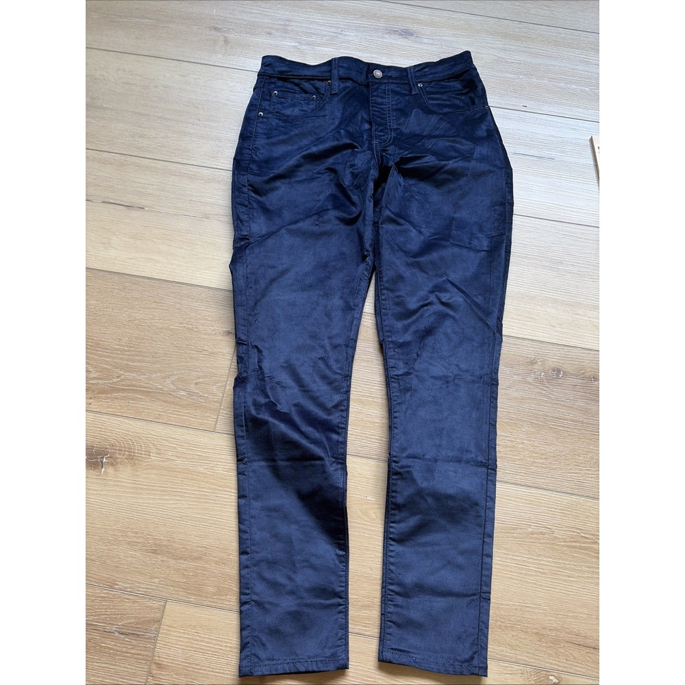 Levi's 721 High-Rise Skinny Pants Womens Size 32x30 Navy Blue Velvet Stretch